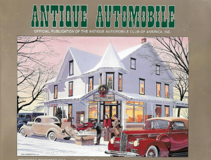 ANTIQUE AUTOMOBILE 1994 NOV - '26 DIANA ROADSTER, '36 FORD, '30 STUDEBAKER